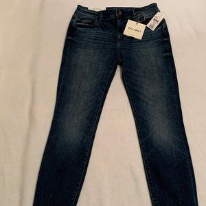 New DL1961 Florence Instasculpt Raw Ankle Mid-rise Skinny Jeans size 28, Barbon
